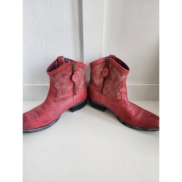 ARIAT Billie Unbridled Red Leather Western Cowgirl Boot - Women's 11B NEW - Picture 12 of 12
